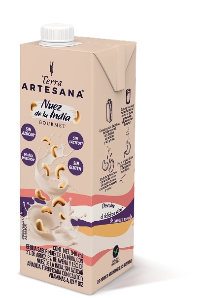 Bebida sabor nuez de la india